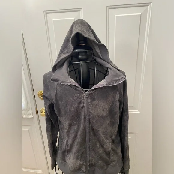 Danskin Grey Zip-up Hoodie - Picture 2 of 9